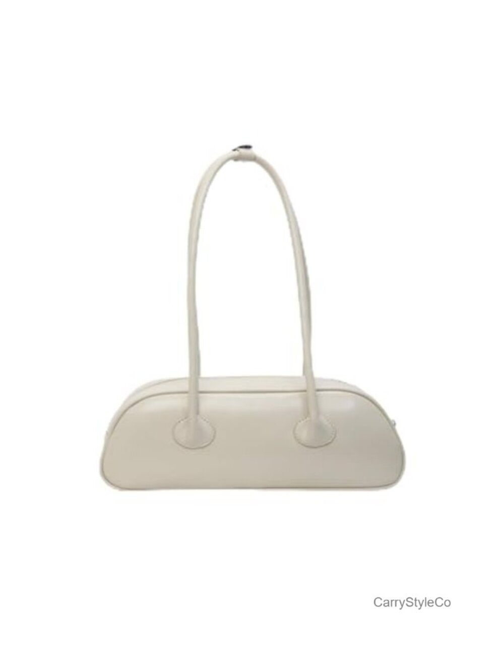 Faux Leather Small Tote Handbag with Top Handle & Shoulder Strap
